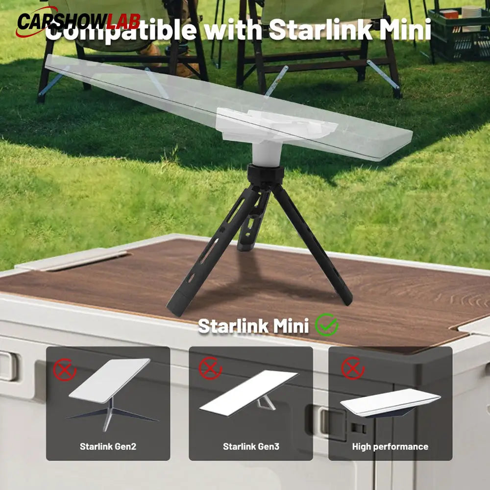 1/4 Inch Nut Bracket for Starlink Mini Dish - Universal Tripod Mount Adapter - Tesla Exterior Accessories > Starlink