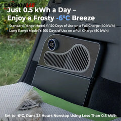 15L Portable Fridge for Tesla Model Y Rear Trunk - Hidden Compressor Cooler - Tesla Interior Accessories > Frunk Trunk