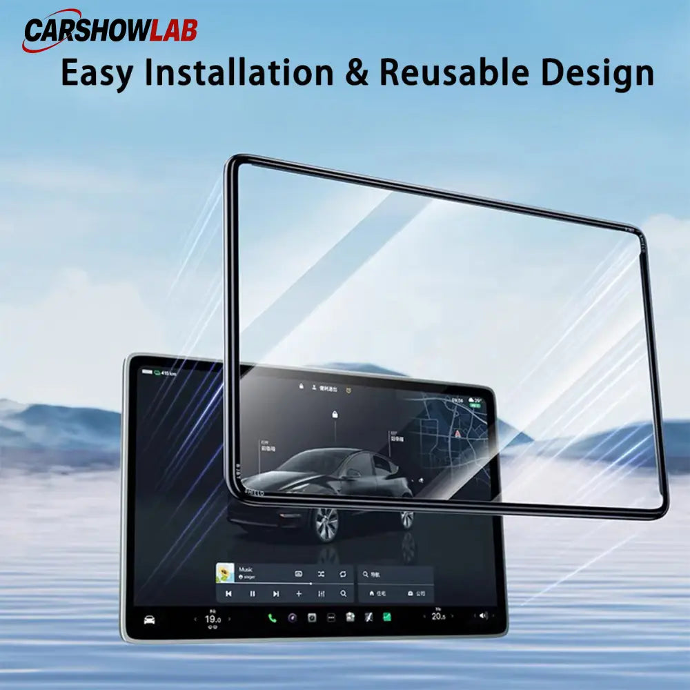2-in-1 Screen Protector for Tesla Model 3/Y Highland & Juniper - Tempered Glass - 2024 FLASH SALE