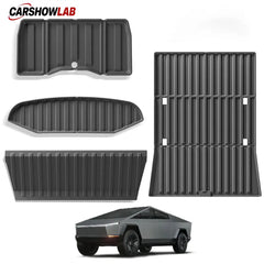 2024 Tesla Cybertruck TPE Floor Mats & Cargo Liners - Heavy Duty Protection - Tesla Interior Accessories > Floor Mat