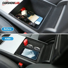 2024 Tesla Model 3 Highland Center Front Storage Box - Interior Organizer - Tesla Interior Accessories > Center Console