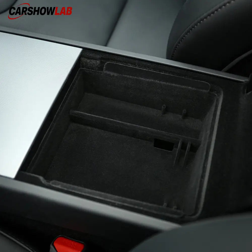 2024 Tesla Model 3 Highland Center Front Storage Box - Interior Organizer - Tesla Interior Accessories > Center Console