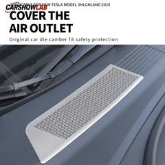 2024+ Tesla Model 3 Highland Stainless Steel Speaker & Air Vent Covers - Tesla Interior Accessories > Seat > Air Vent