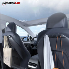 4-in-1 Seat Back Hook for Tesla Model 3/Y | Durable Foldable Bag Hanger - Tesla Interior Accessories > Seat > Organizers