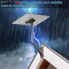 Adjustable Starlink Gen 3 Mount - 18’’ Extension Roof & Wall Kit for Standard Dish - Tesla Exterior Accessories >