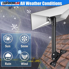 Adjustable Starlink Gen 3 Mounting Kit - Weatherproof Roof Pole Mount & Hardware - Tesla Exterior Accessories > Starlink