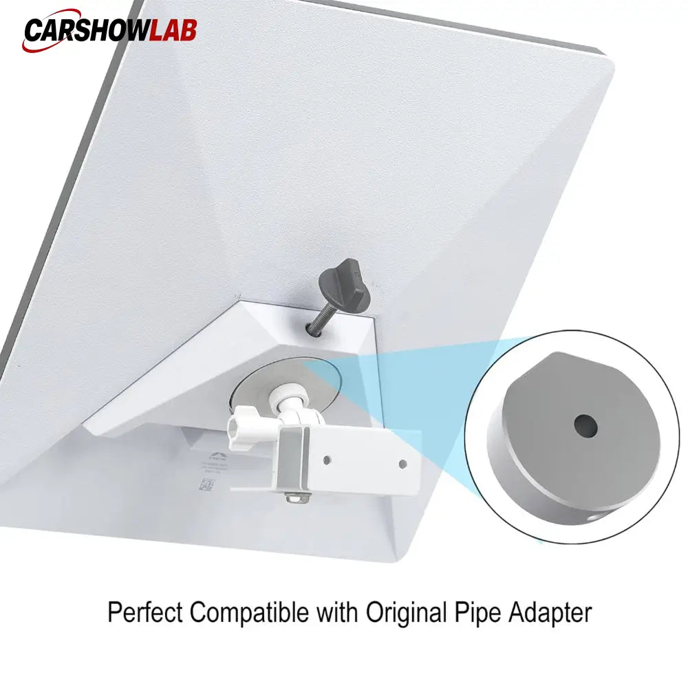 Adjustable Starlink Mini Gutter Mount | Weatherproof No-Drill Screw Bracket - Tesla Exterior Accessories > Starlink
