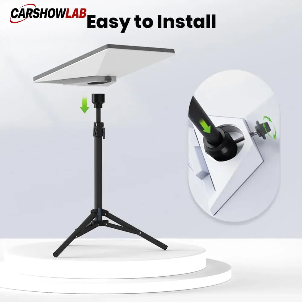 Adjustable Starlink Mini Mount - Carbon Steel Tripod Stand (12.6’’-24.2’’) - Tesla Exterior Accessories > Starlink