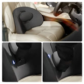 Adjustable Tesla Lumbar & Neck Pillow Kit for Model Y/3/S/X/Cybertruck - Tesla Interior Accessories > Seat > Pillow