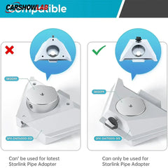 Adjustable Wall Mount for Starlink Mini - Heavy Duty Dish Mounting Bracket - Tesla Exterior Accessories > Starlink