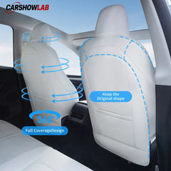 All-Inclusive Tesla Model Y 7 Seater Seat Cover - 40/60 Split Bench - Tesla Interior Accessories > Seat > Cushion