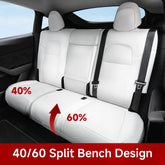 All-Inclusive Tesla Model Y 7 Seater Seat Cover - 40/60 Split Bench - Tesla Interior Accessories > Seat > Cushion