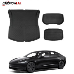 All Weather Floor Mats for Tesla Model 3 Highland 2024+ | Waterproof Protection - Tesla Interior Accessories > Floor Mat