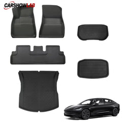 All Weather Floor Mats for Tesla Model 3 Highland 2024+ | Waterproof Protection - Tesla Interior Accessories > Floor Mat