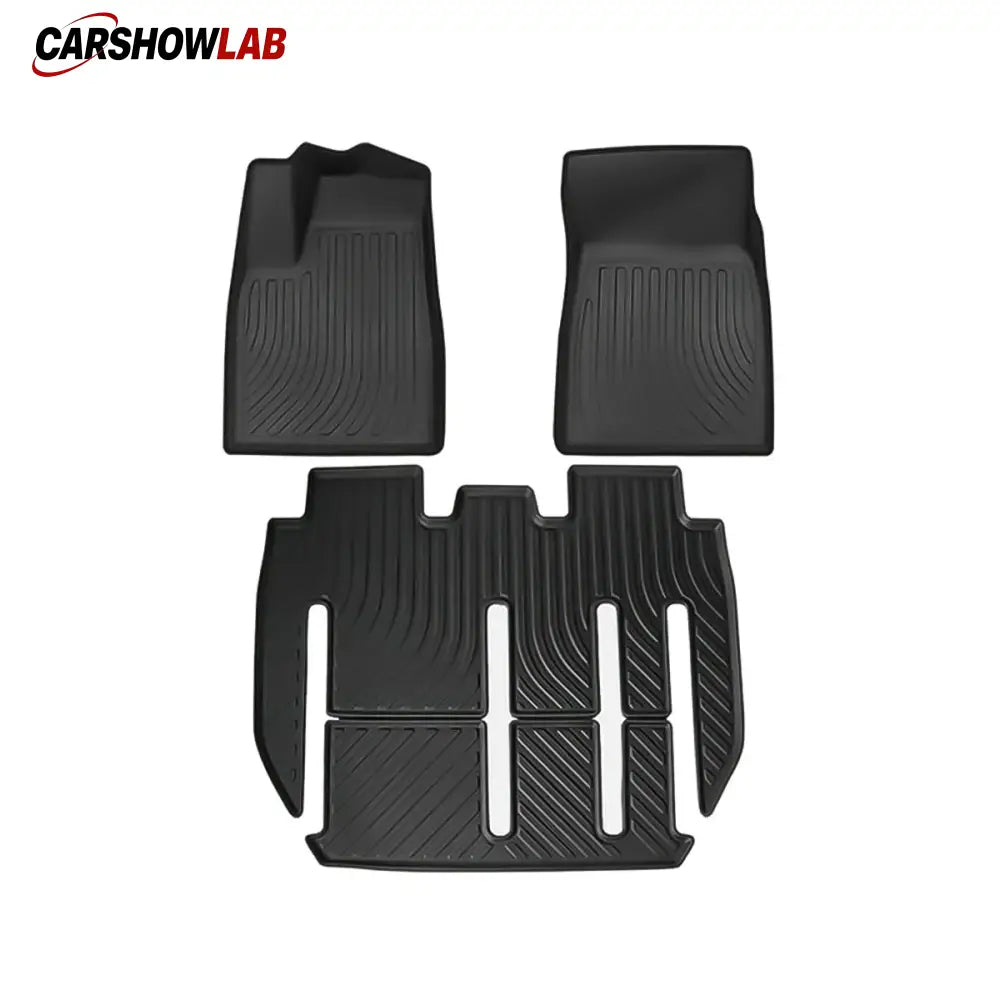 All-Weather TPE Floor Mats for Tesla Model X 2021+ | Interior & Cargo Liner Set - Tesla Interior Accessories > Floor Mat