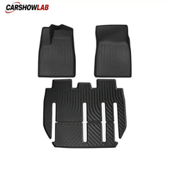 All-Weather TPE Floor Mats for Tesla Model X 2021+ | Interior & Cargo Liner Set - Tesla Interior Accessories > Floor Mat