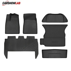 All-Weather TPE Floor Mats for Tesla Model X 2021+ | Interior & Cargo Liner Set - Tesla Interior Accessories > Floor Mat