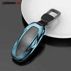Alloy Tesla Key Fob Holder for Model 3 Y S X - Heavy Duty Metal Remote Protector - Tesla Exterior Accessories > Remote