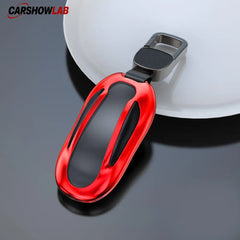 Alloy Tesla Key Fob Holder for Model 3 Y S X - Heavy Duty Metal Remote Protector - Tesla Exterior Accessories > Remote