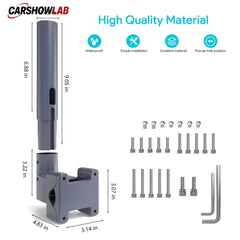 Aluminum Pole Mount for Starlink Mini - Adjustable 0.8-1.97’’ Clamp for RV & Roof - Tesla Exterior Accessories >
