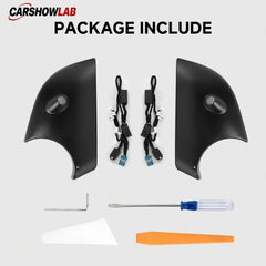 Angel Wing Mirror Puddle Lights for Tesla Model 3 & Model Y Accessories - Tesla Exterior Accessories >Welcome Projector