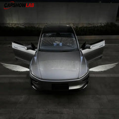 Angel Wing Mirror Puddle Lights for Tesla Model 3 & Model Y Accessories - Tesla Exterior Accessories >Welcome Projector