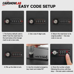 Anti-Theft Console Lock Box for 2024+ Tesla Model 3 Highland & 2025+ Model Y - Tesla Interior Accessories > Center