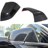 Carbon Fiber Pattern Mirror Caps for Tesla Model 3 | ABS Side Mirror Housing - Tesla Exterior Accessories > Exterior