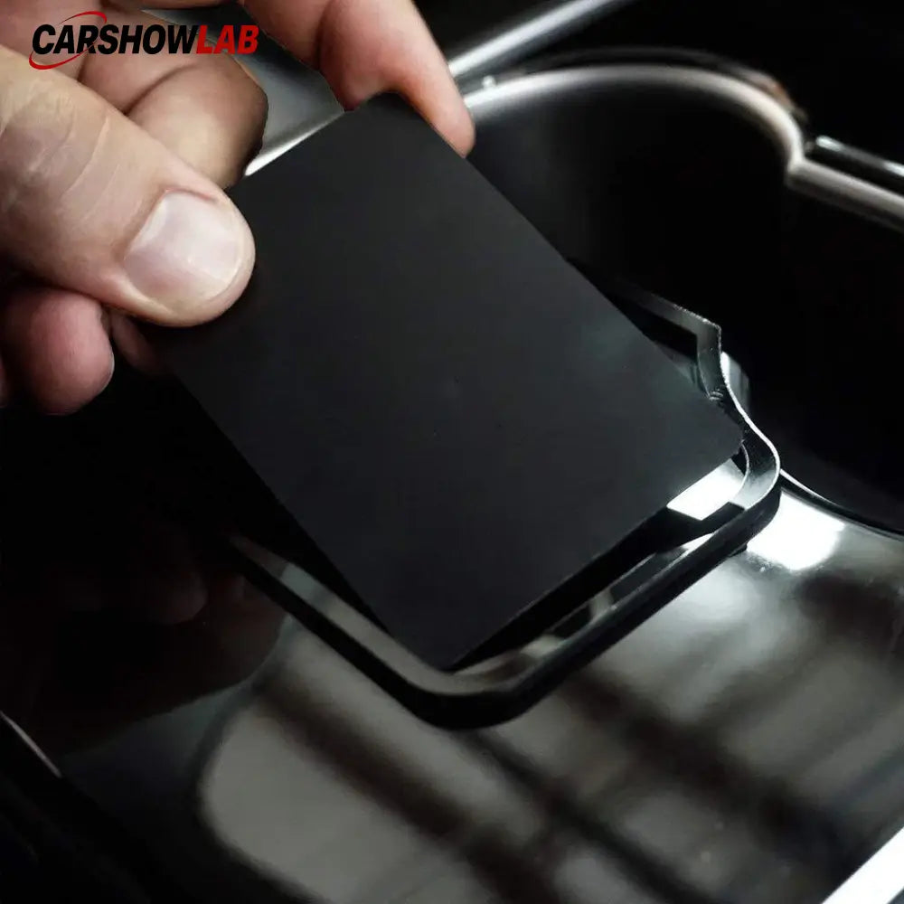 Center Console Key Card Holder for Tesla Model Y & Model 3 - Non-Slip Fit - Tesla Interior Accessories > Center Console