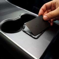 Center Console Key Card Holder for Tesla Model Y & Model 3 - Non-Slip Fit - Tesla Interior Accessories > Center Console