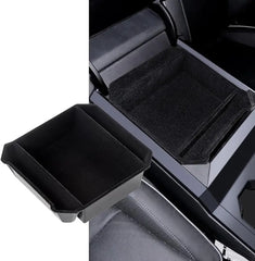 Center Console Storage Box for Tesla Cybertruck 2024+ | Anti-Slip Flocked Liner - Tesla Interior Accessories >