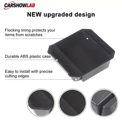 Center Console Storage Box for Tesla Cybertruck 2024+ | Anti-Slip Flocked Liner - Tesla Interior Accessories >