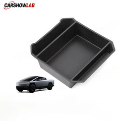 Center Console Storage Box for Tesla Cybertruck 2024+ | Anti-Slip Flocked Liner - Tesla Interior Accessories >