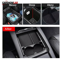 Center Console Storage Box for Tesla Model S & Model X 2016-2020 Accessories - Tesla Interior Accessories > Center