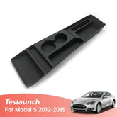 Center Console Storage Organizer for Tesla Model S 2012-2015 | ABS Cup Holder - Tesla Interior Accessories > Center