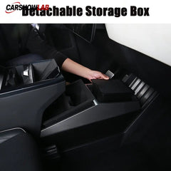Cybertruck Center Console Floor Storage Box | Tesla Interior Accessories - overstock