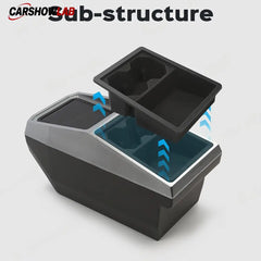 Cybertruck Center Console Floor Storage Box | Tesla Interior Accessories - overstock