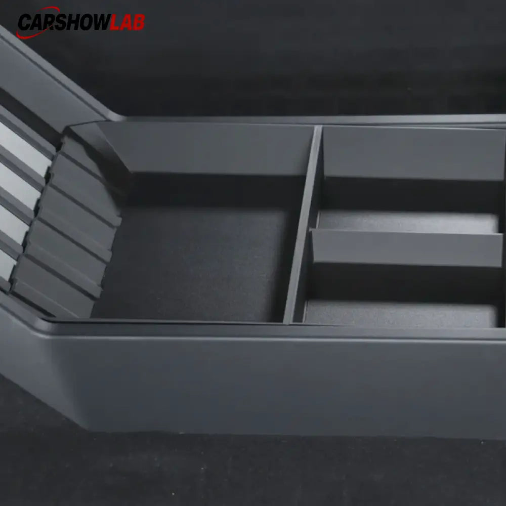 Cybertruck Floor Storage Organizer Tray | Lower Center Console Accessories - Tesla Interior Accessories > Center