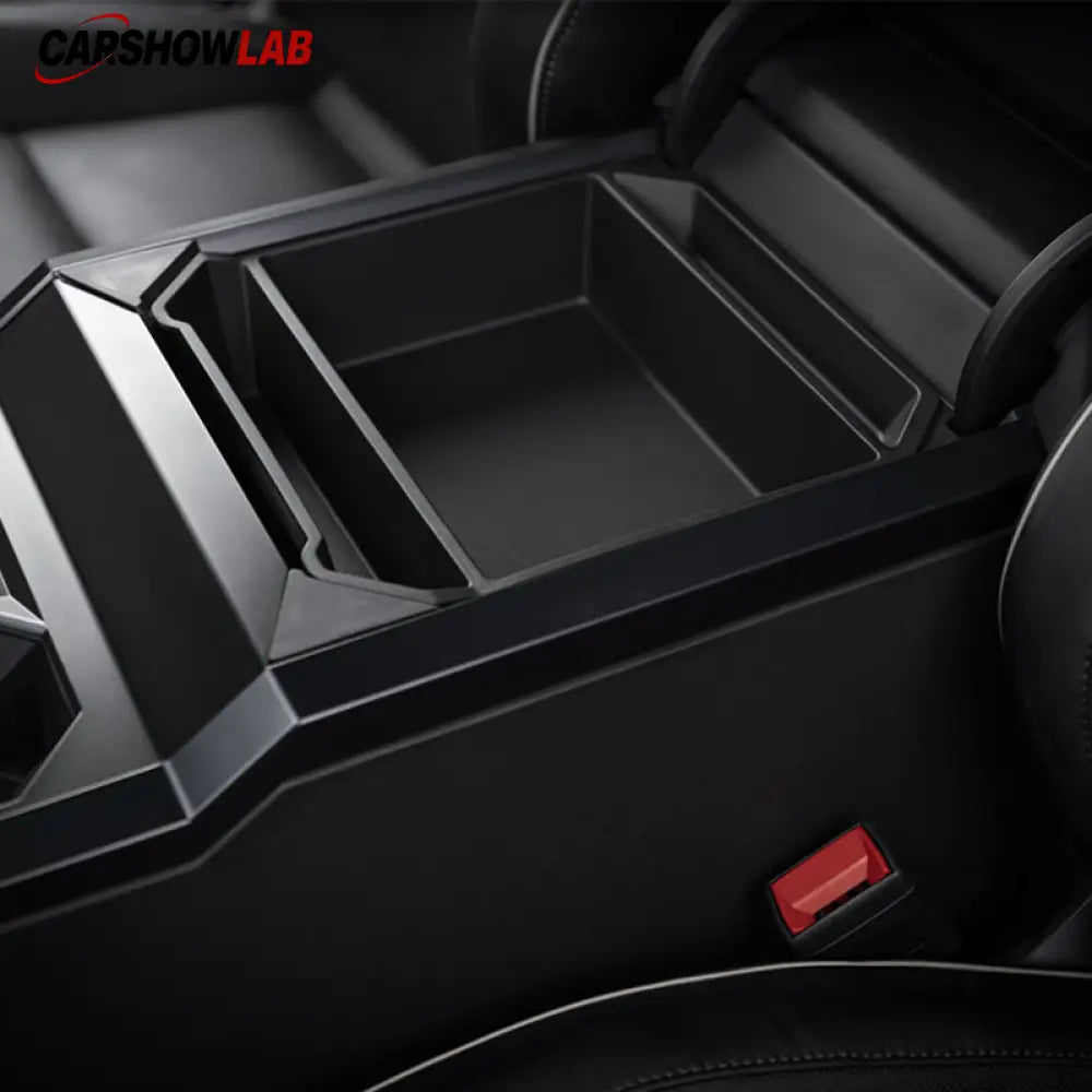 Cybertruck Interior Storage Box - Durable TPE Center Console Tray Organizer - Tesla Interior Accessories > Center