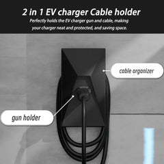 Cybertruck Style Tesla Charger Organizer - Waterproof Wall Mount for Model Y/3/X - Tesla Exterior Accessories > Charger