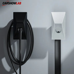 Cybertruck Style Tesla Charger Organizer - Waterproof Wall Mount for Model Y/3/X - Tesla Exterior Accessories > Charger