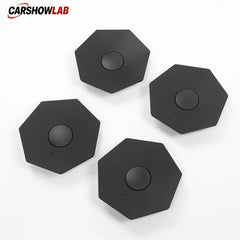 Cybertruck Wheel Center Caps & Lug Nut Covers - Rust Protection Heptagonal 4pcs - Tesla Exterior Accessories > Wheel >