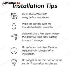 Cybertruck Wind Noise Reduction Kit | 4-Door Rubber Seal Weather Stripping - Tesla Interior Accessories > Doors >
