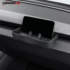 Dashboard Storage Organizer & Phone Mount for Tesla Model Y 2025 & Model 3 2024 - Tesla Interior Accessories >
