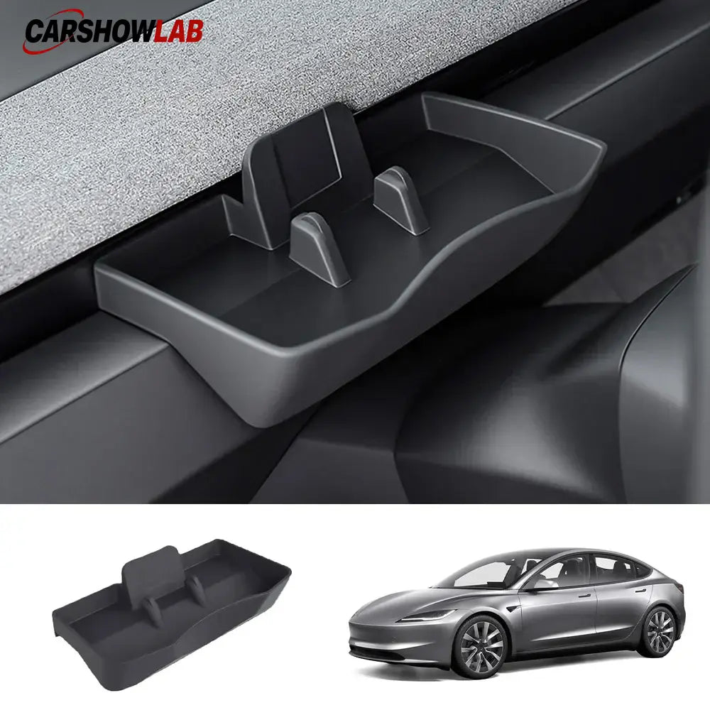 Dashboard Storage Organizer & Phone Mount for Tesla Model Y 2025 & Model 3 2024 - Tesla Interior Accessories >