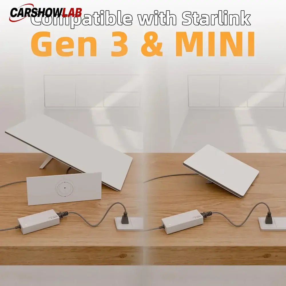 ETL Certified 48V Power Adapter for Starlink Gen 3 & Mini - Waterproof - Tesla Exterior Accessories > Starlink