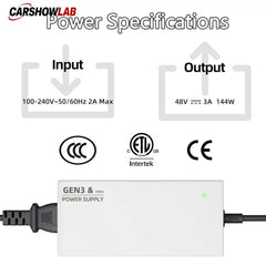 ETL Certified 48V Power Adapter for Starlink Gen 3 & Mini - Waterproof - Tesla Exterior Accessories > Starlink