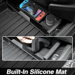 Front Under Seat Storage Tray for Tesla Cybertruck - Non-Slip Organizer - Tesla Interior Accessories > Seat > Organizer