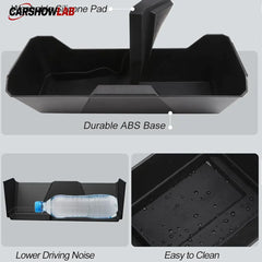 Front Under Seat Storage Tray for Tesla Cybertruck - Non-Slip Organizer - Tesla Interior Accessories > Seat > Organizer