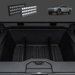 Gear Locker Storage Dividers for Tesla Cybertruck - Custom Fit Trunk Baffles - overstock